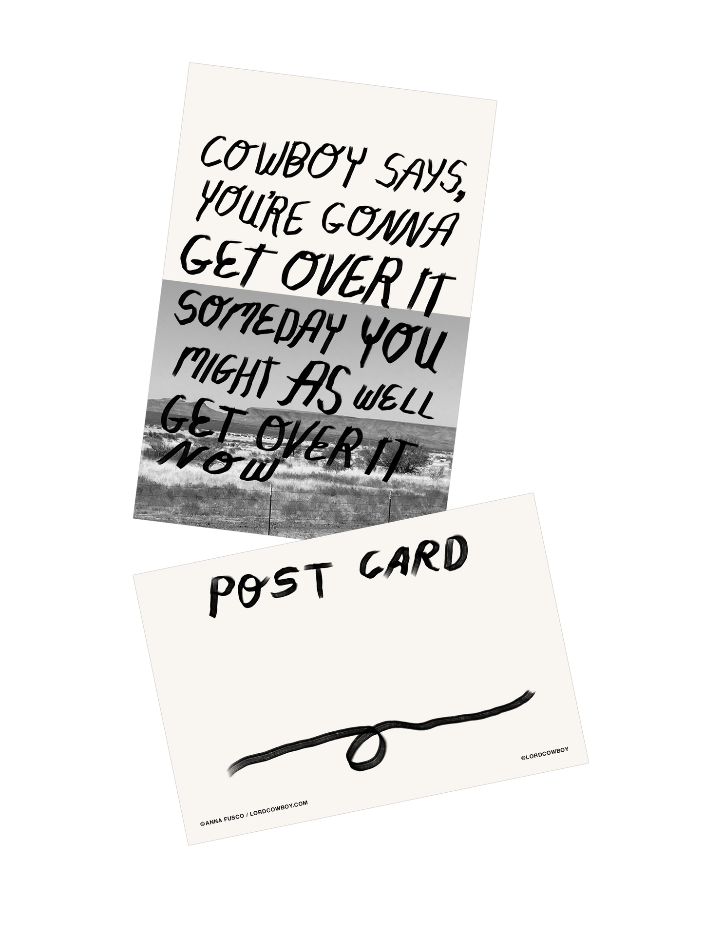 Might As Well - Postcard by Lordcowboy