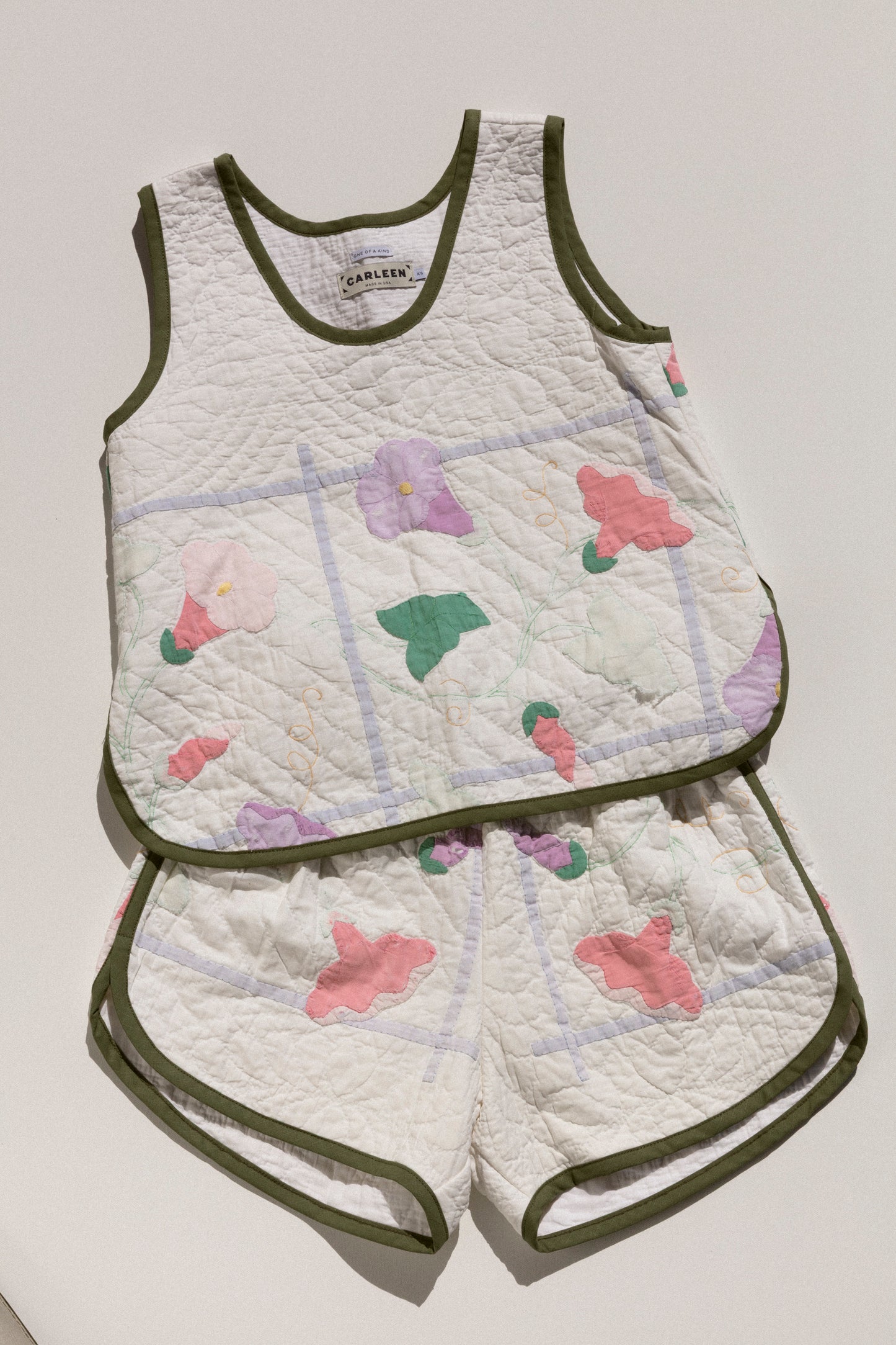 Quilt Scallop Tank - Morning Glory (XSmall)