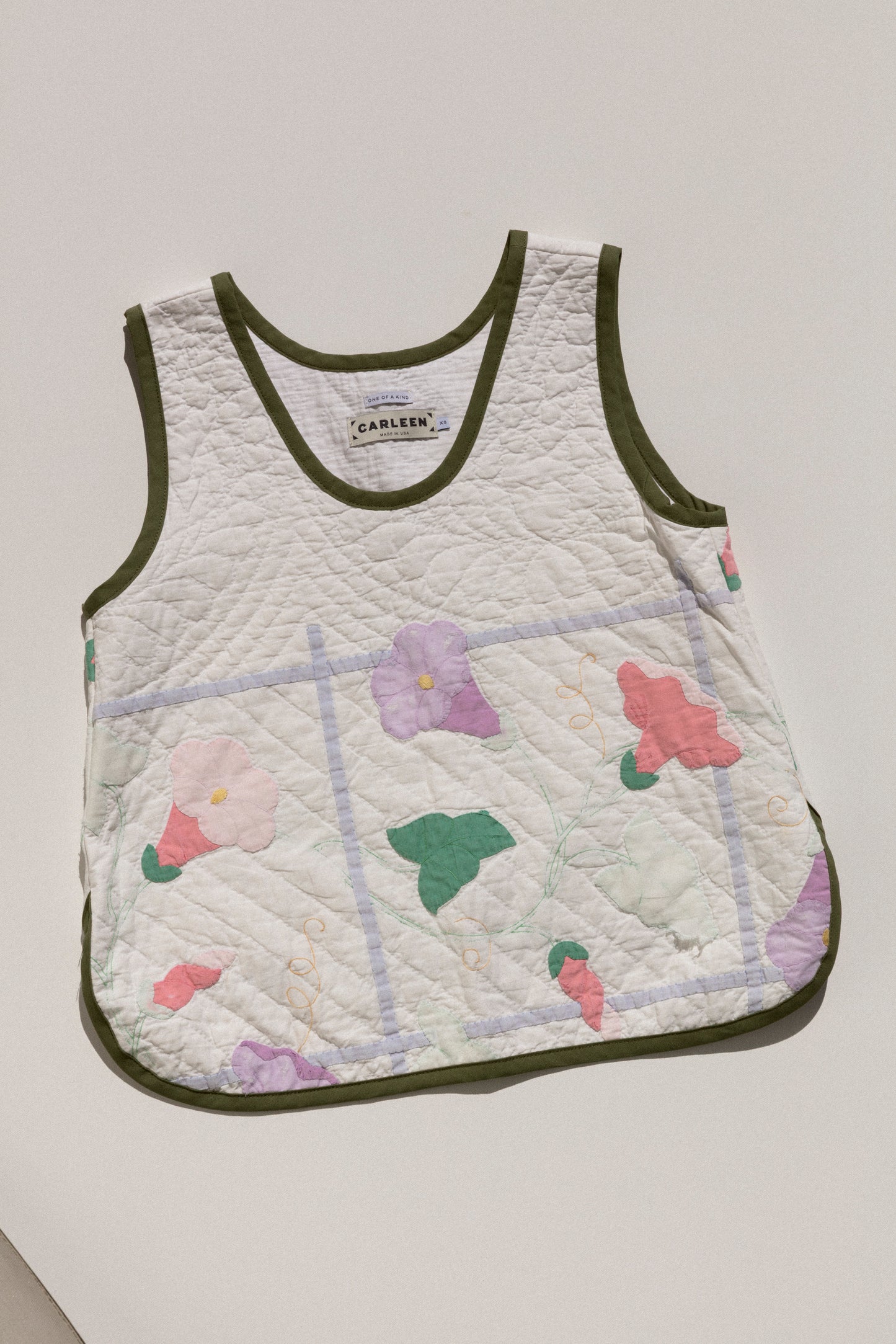 Quilt Scallop Tank - Morning Glory (XSmall)