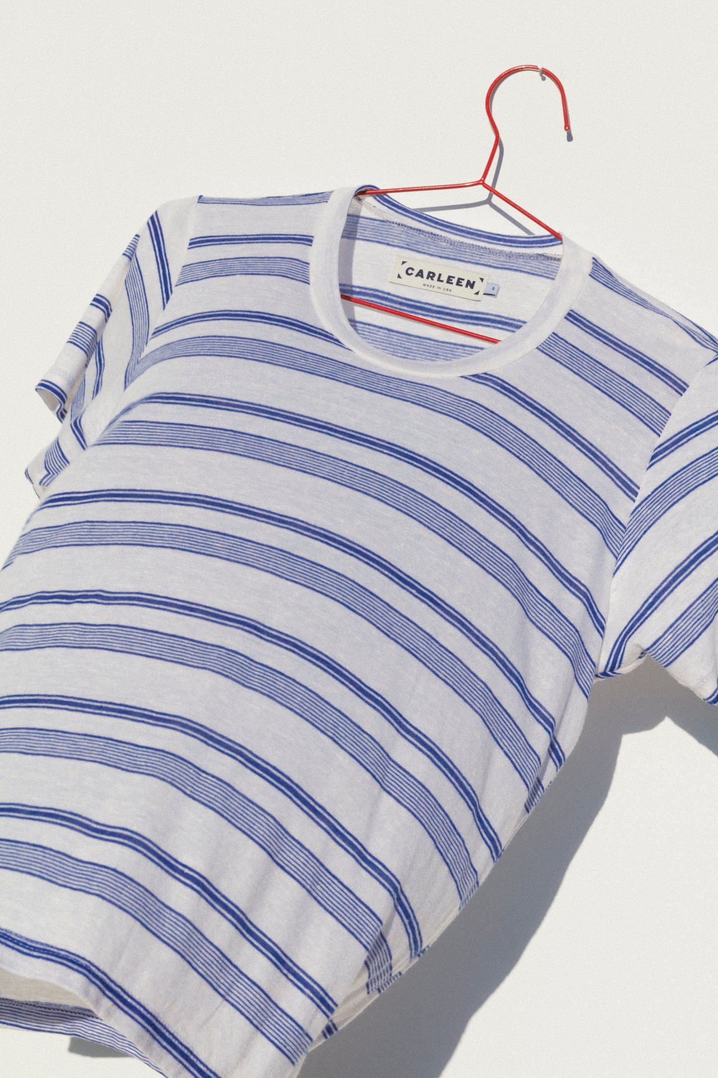 Perfect Little Short Sleeve Shirt - Blue Stripe