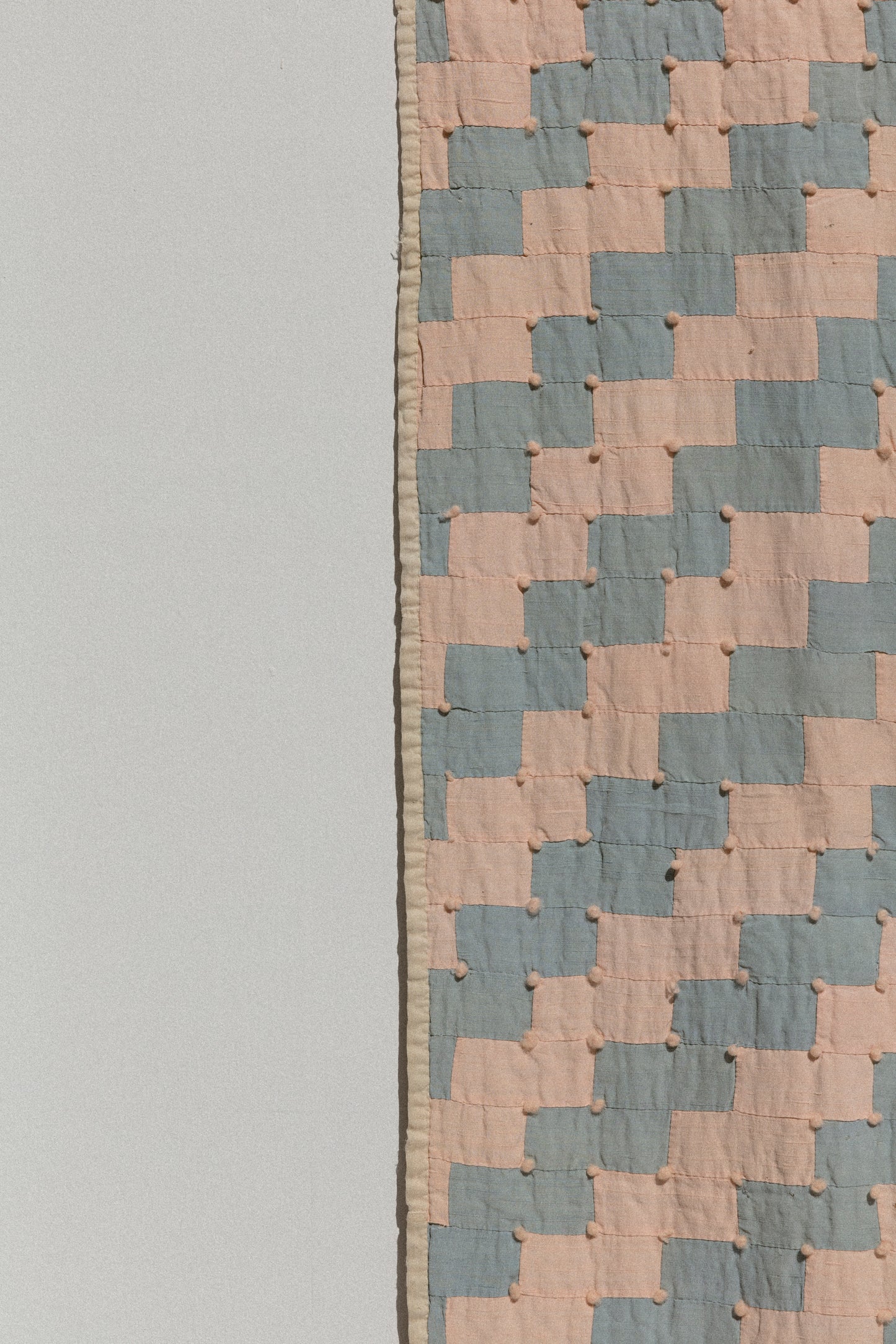 Vintage Baby Quilt - Bricks