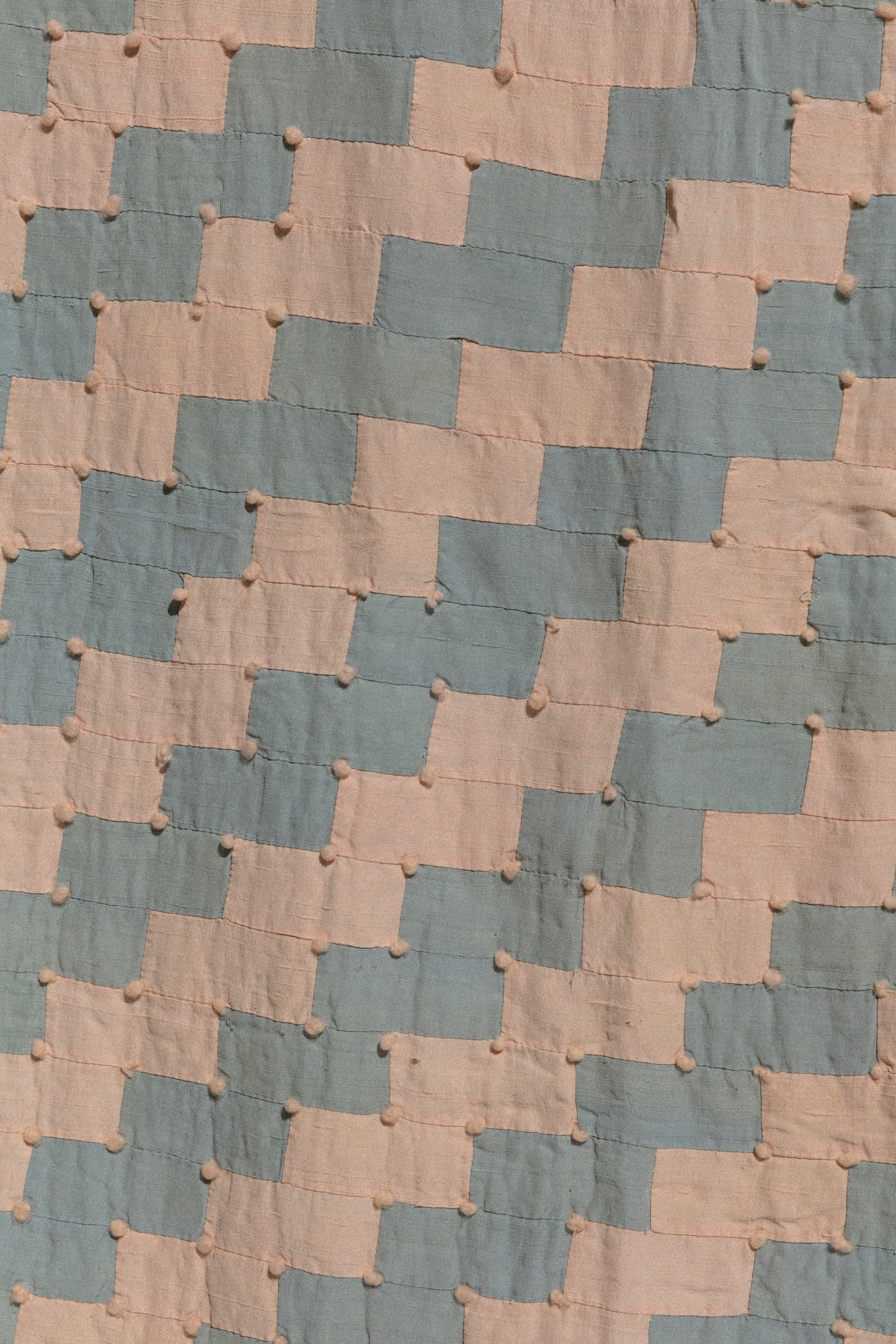 Vintage Baby Quilt - Bricks