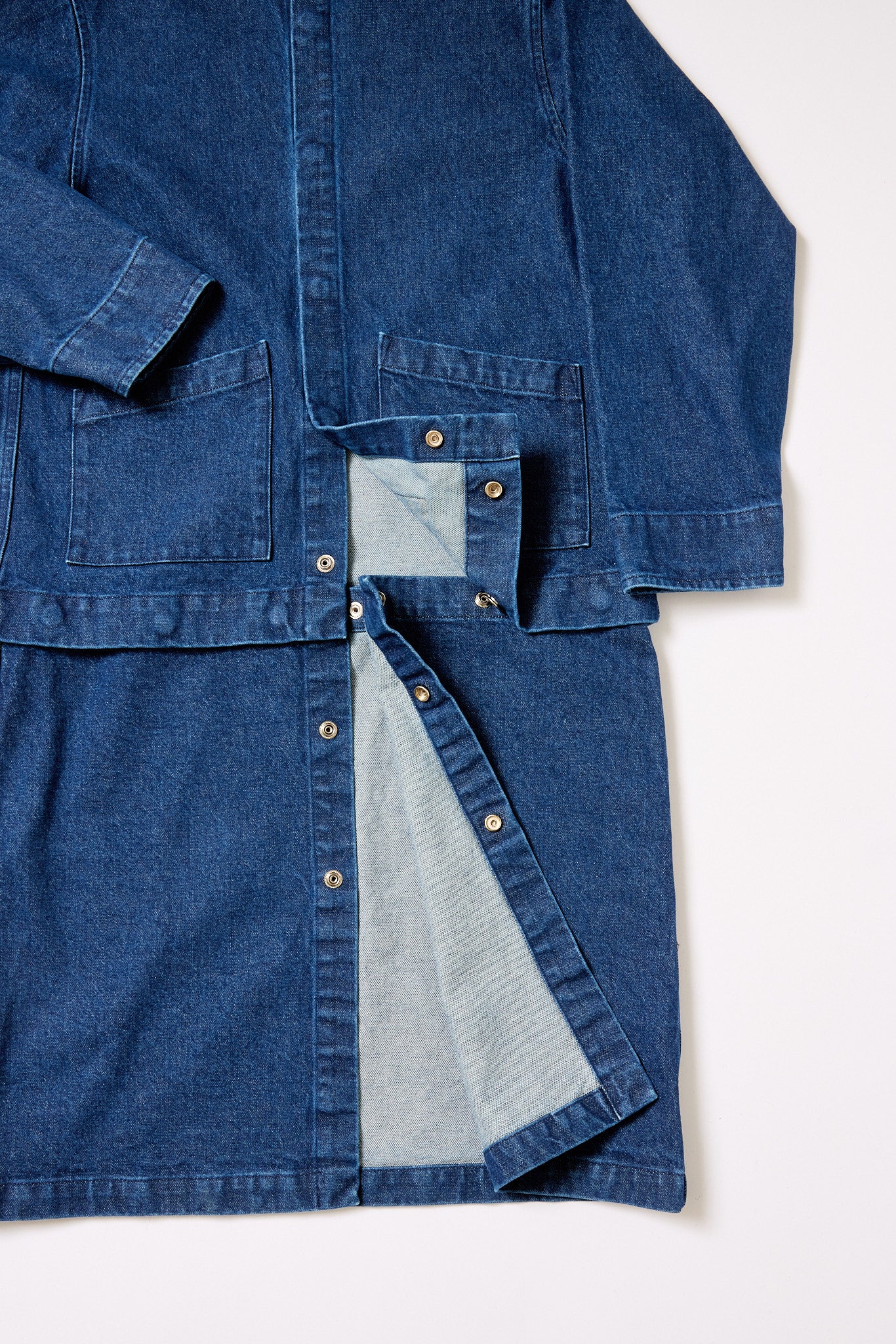 Snap Away Duster - Dark Rinse