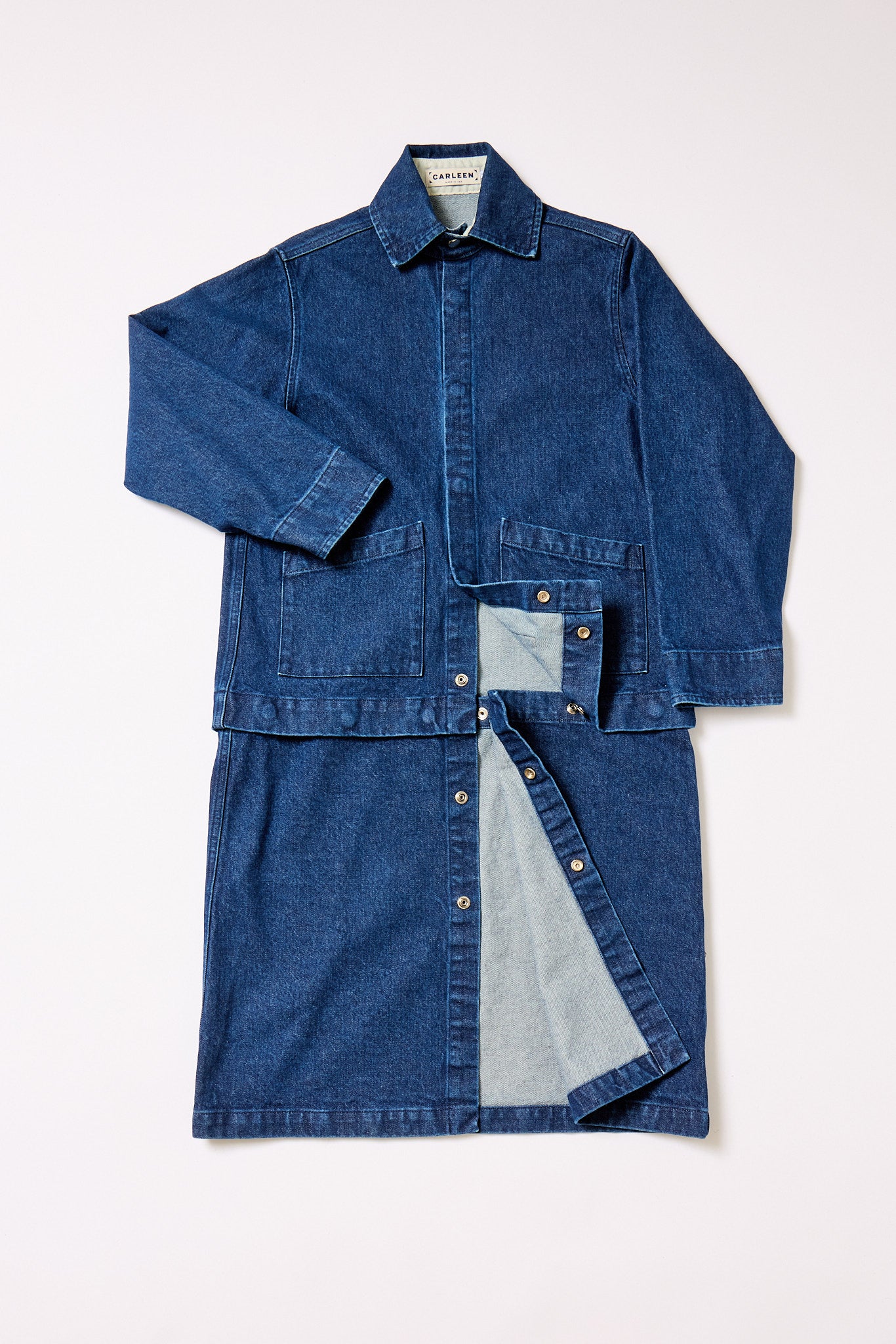Snap Away Duster - Dark Rinse