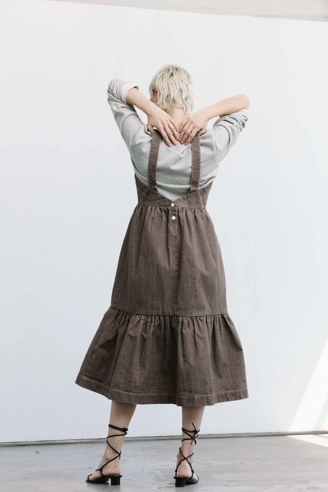 Tiered Dress - Walnut
