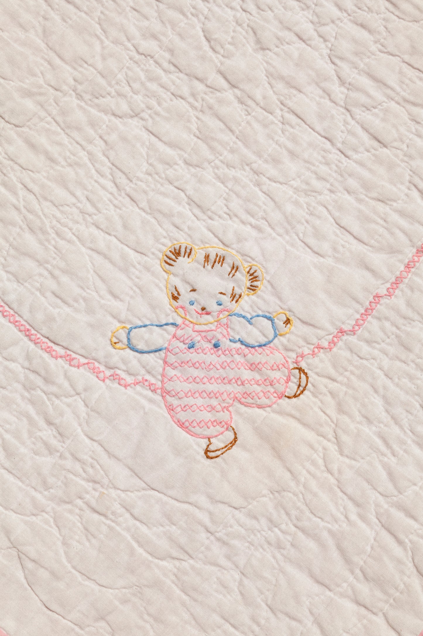 Vintage Baby Quilt - Goodnight, Sweet Dreams