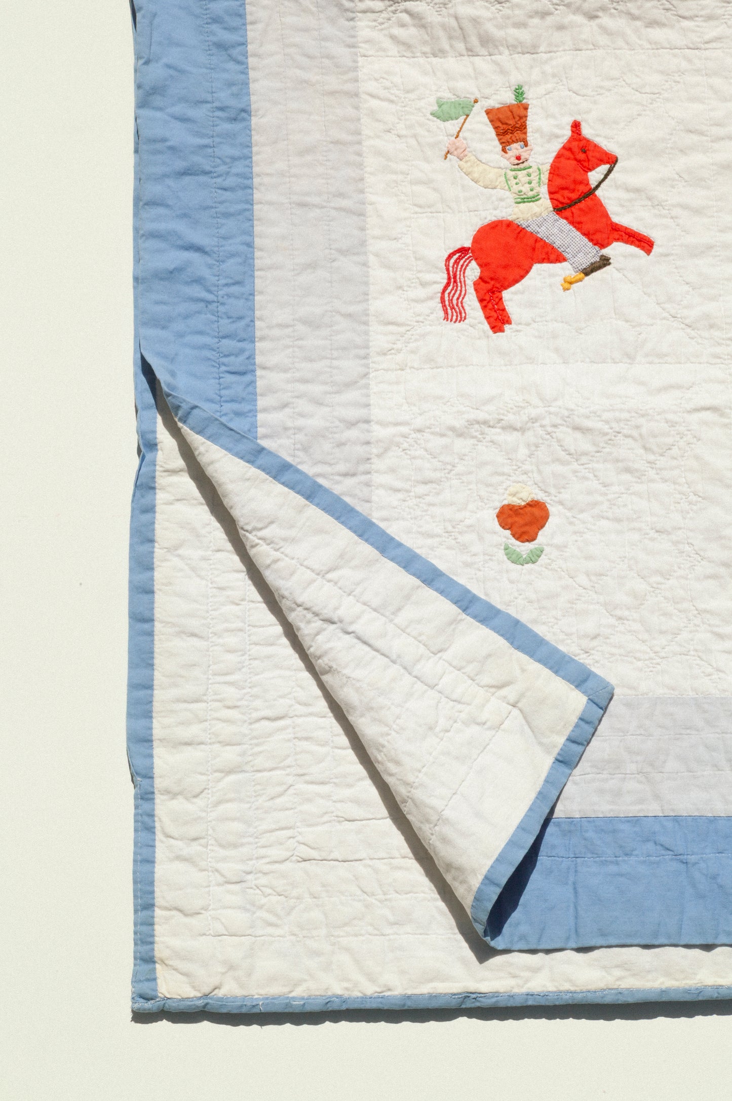 Vintage Baby Quilt - Children at Play