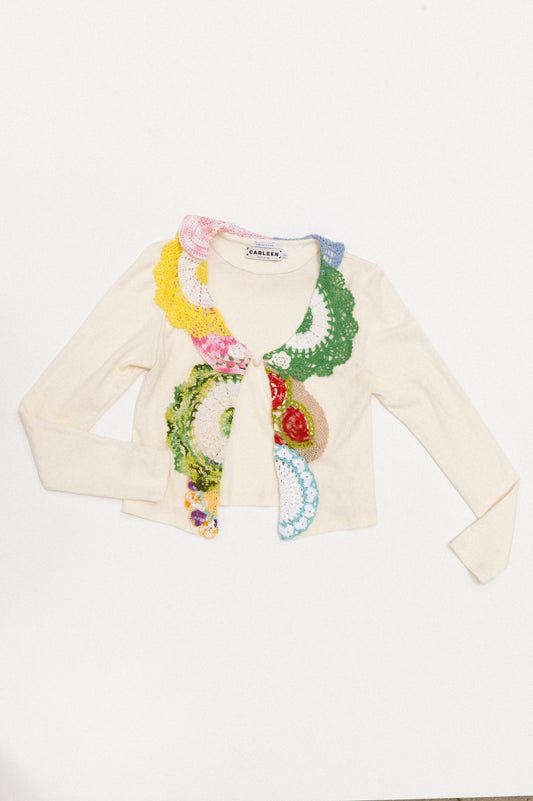 Doily Cardigan - Watermelon (XSmall)