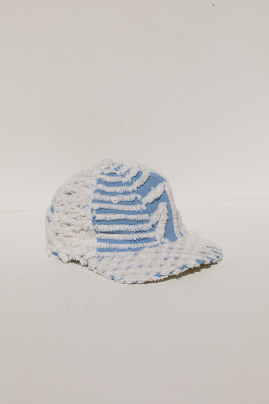 Chenille Hat - Blue Frosty #3