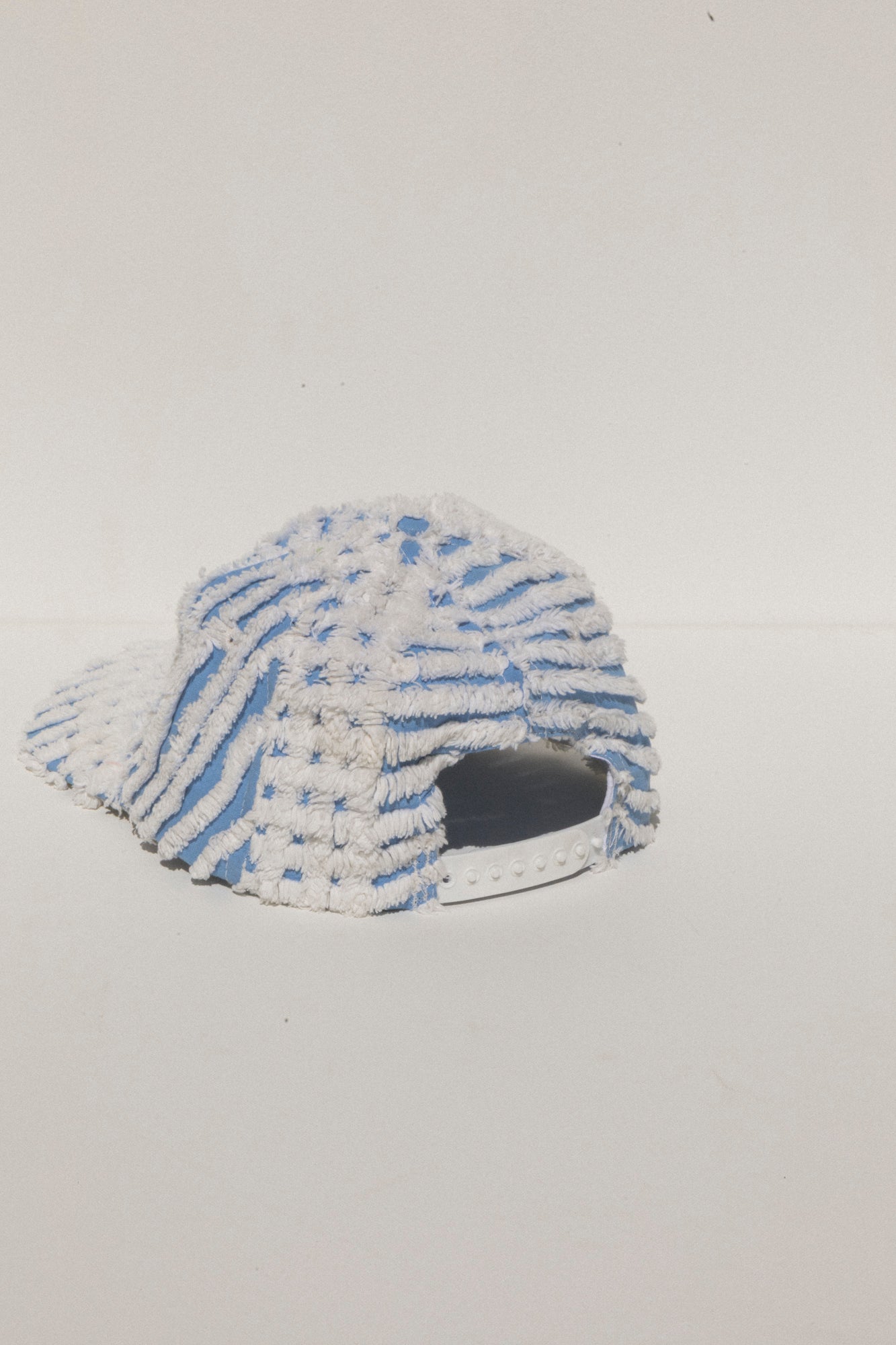 Chenille Hat - Blue Frosty #3