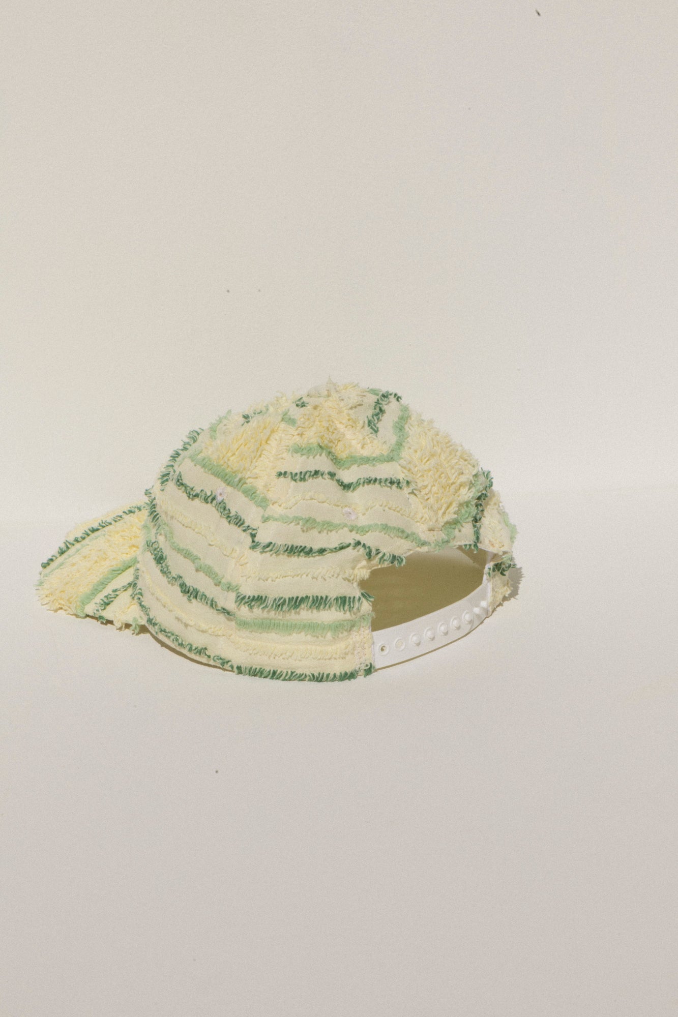 Chenille Hat - Lemon-Lime #1