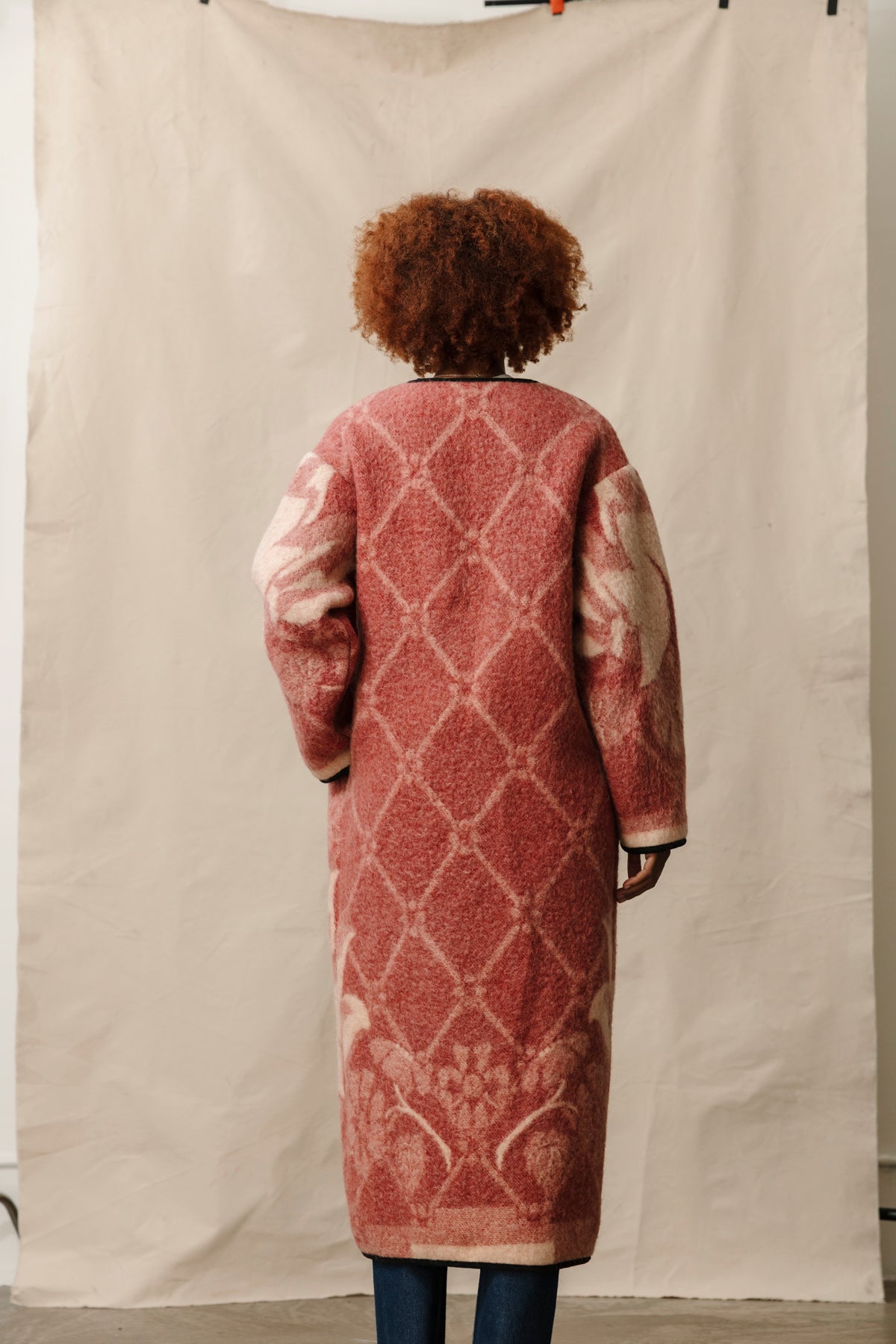 Long Brookes Jacket - Mauve (Small)
