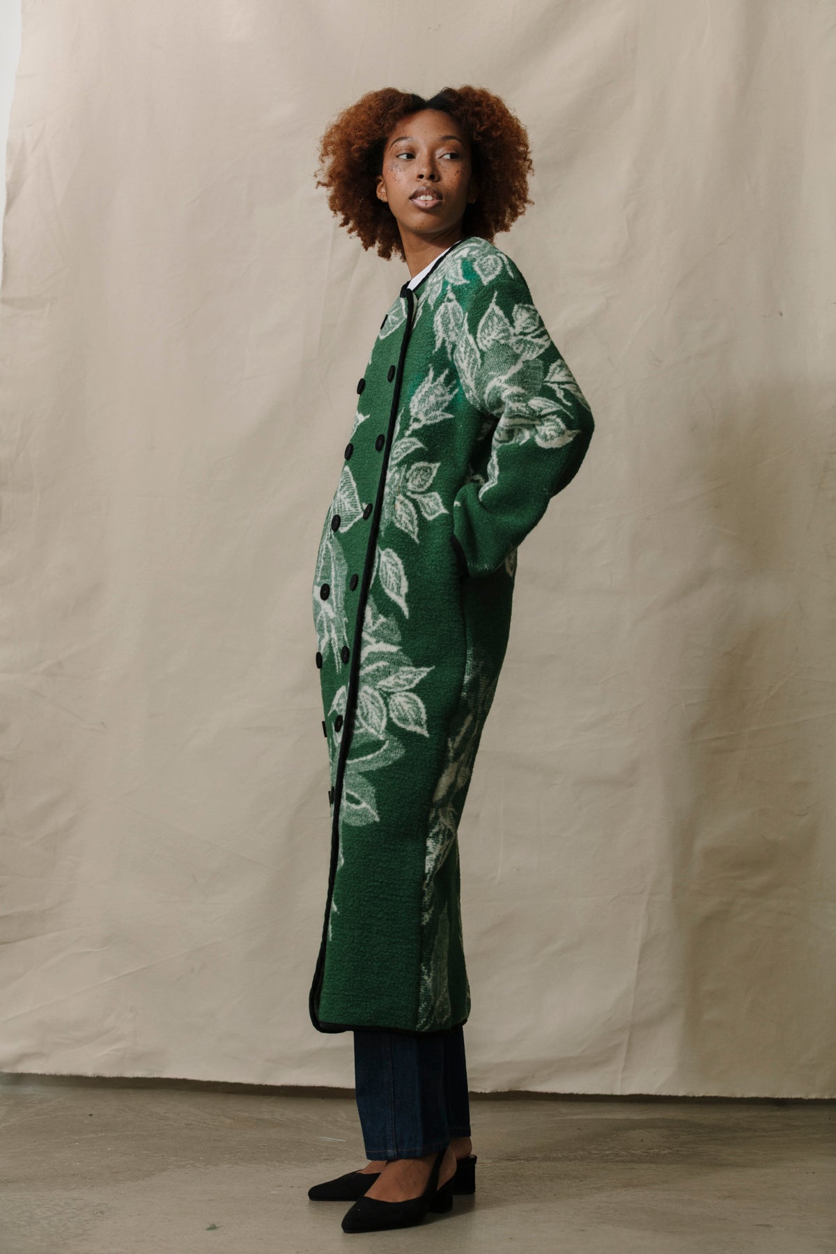 Long Brookes Jacket - Green (Small)