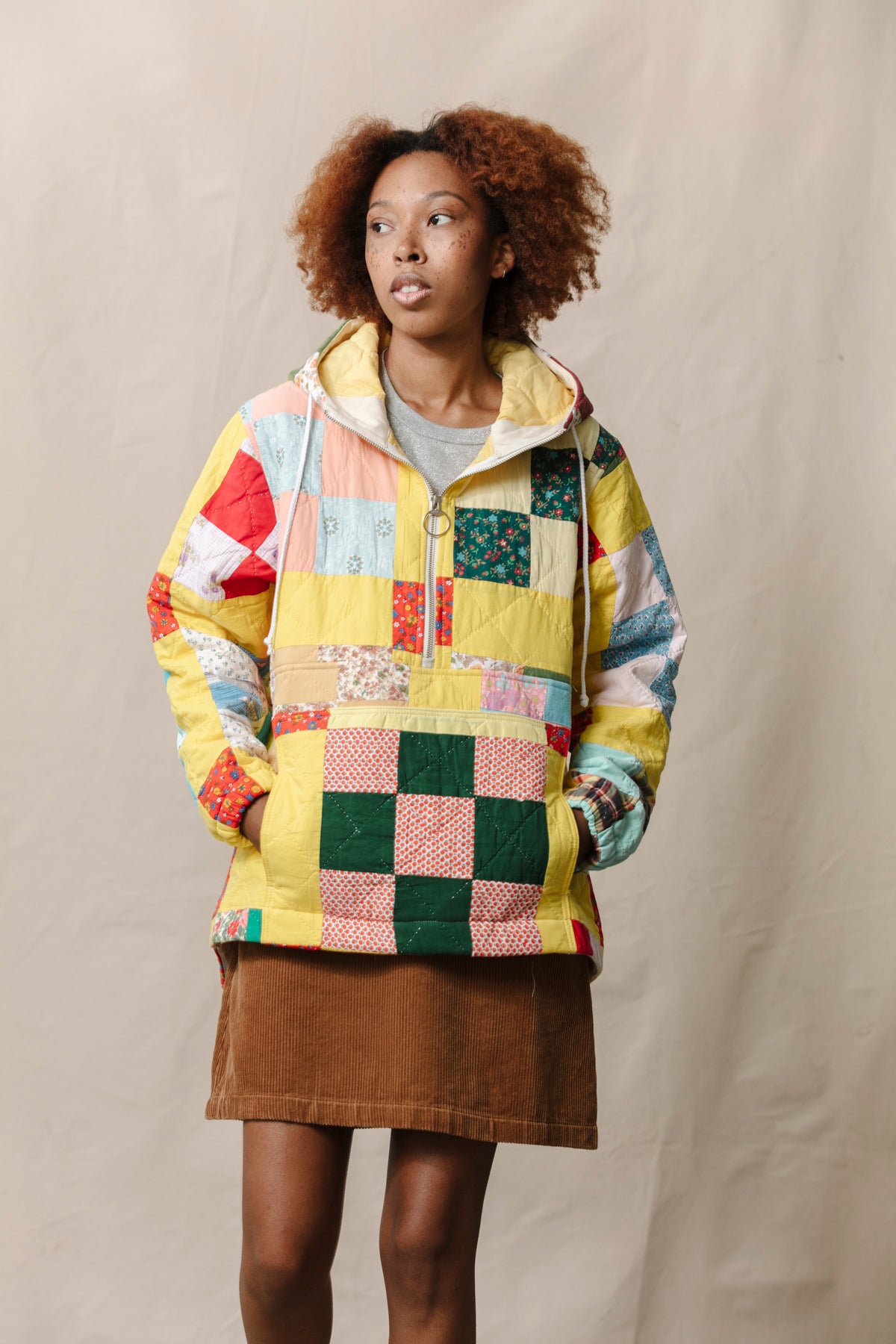Big Parka - Yellow Nine Patch (XSmall)