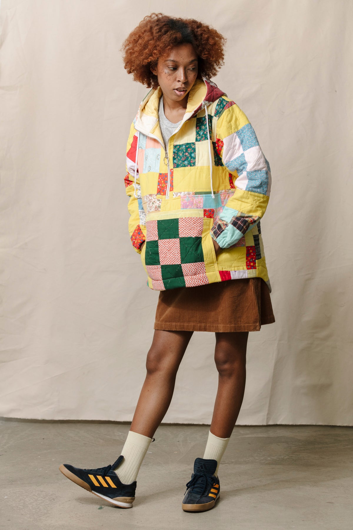 Big Parka - Yellow Nine Patch (XSmall)