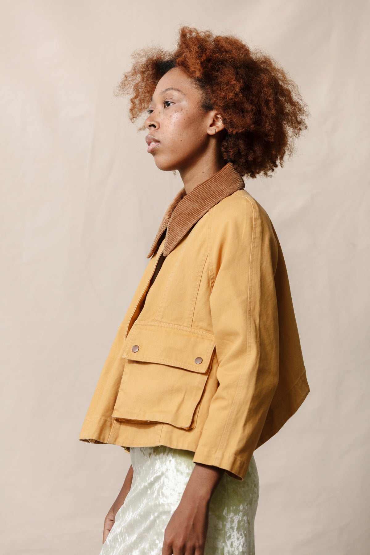 Laurel Swing Jacket - Amber Wheat