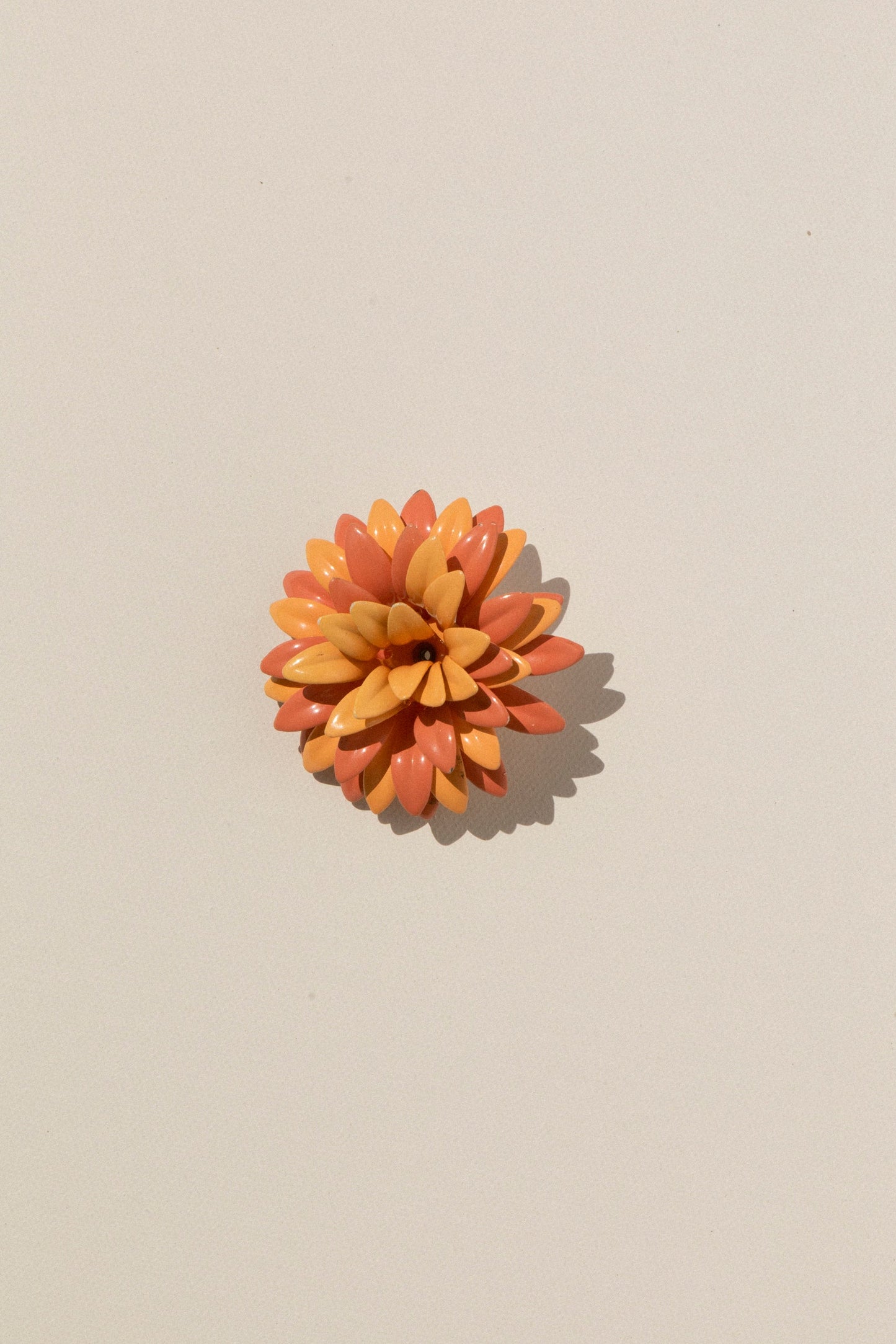 Vintage Floral Brooch - Pink Mum
