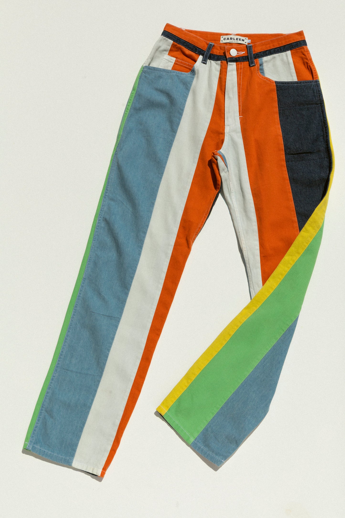 Straight Leg Pant - Cabana Stripe