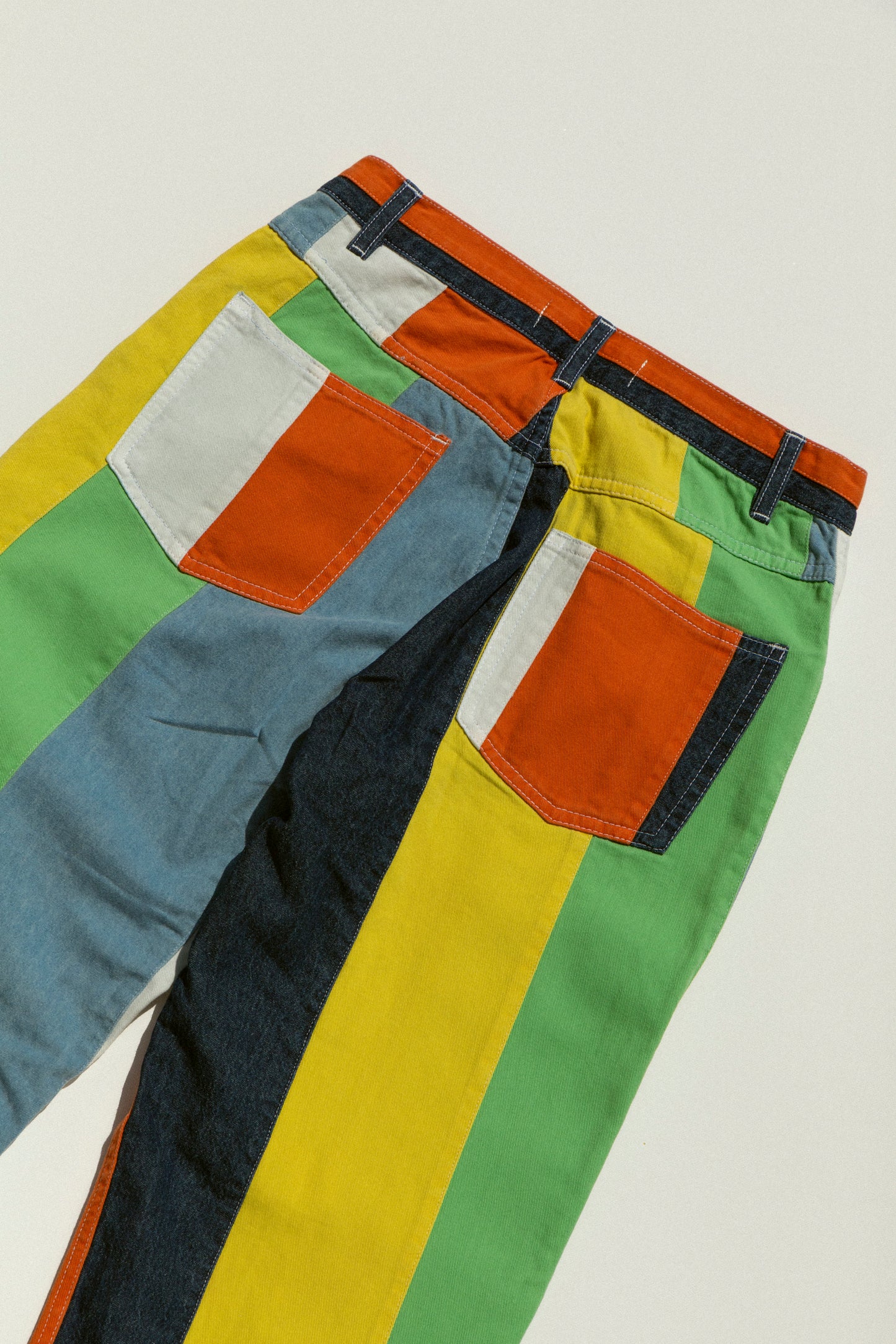 Straight Leg Pant - Cabana Stripe