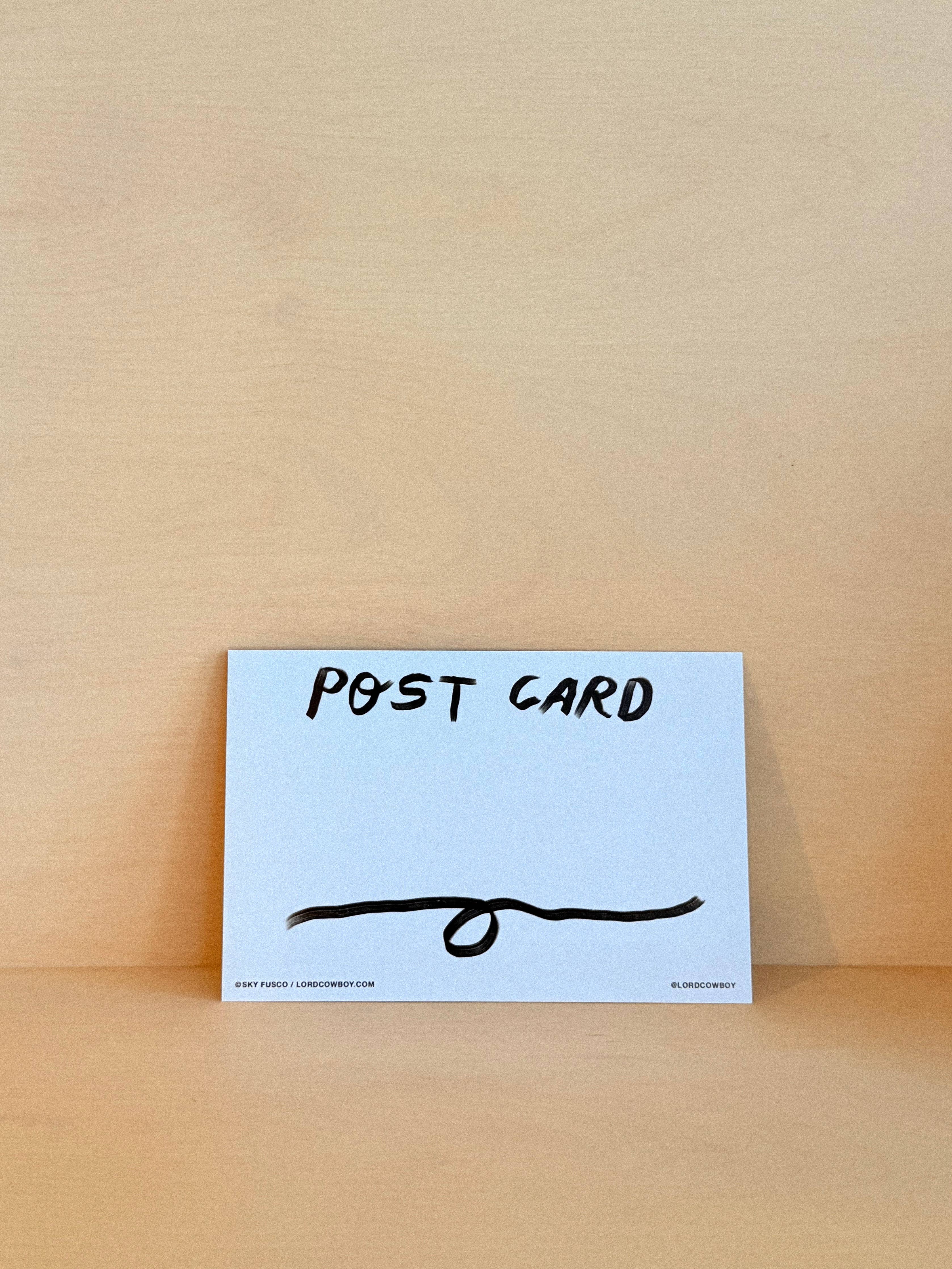 Might As Well - Postcard by Lordcowboy