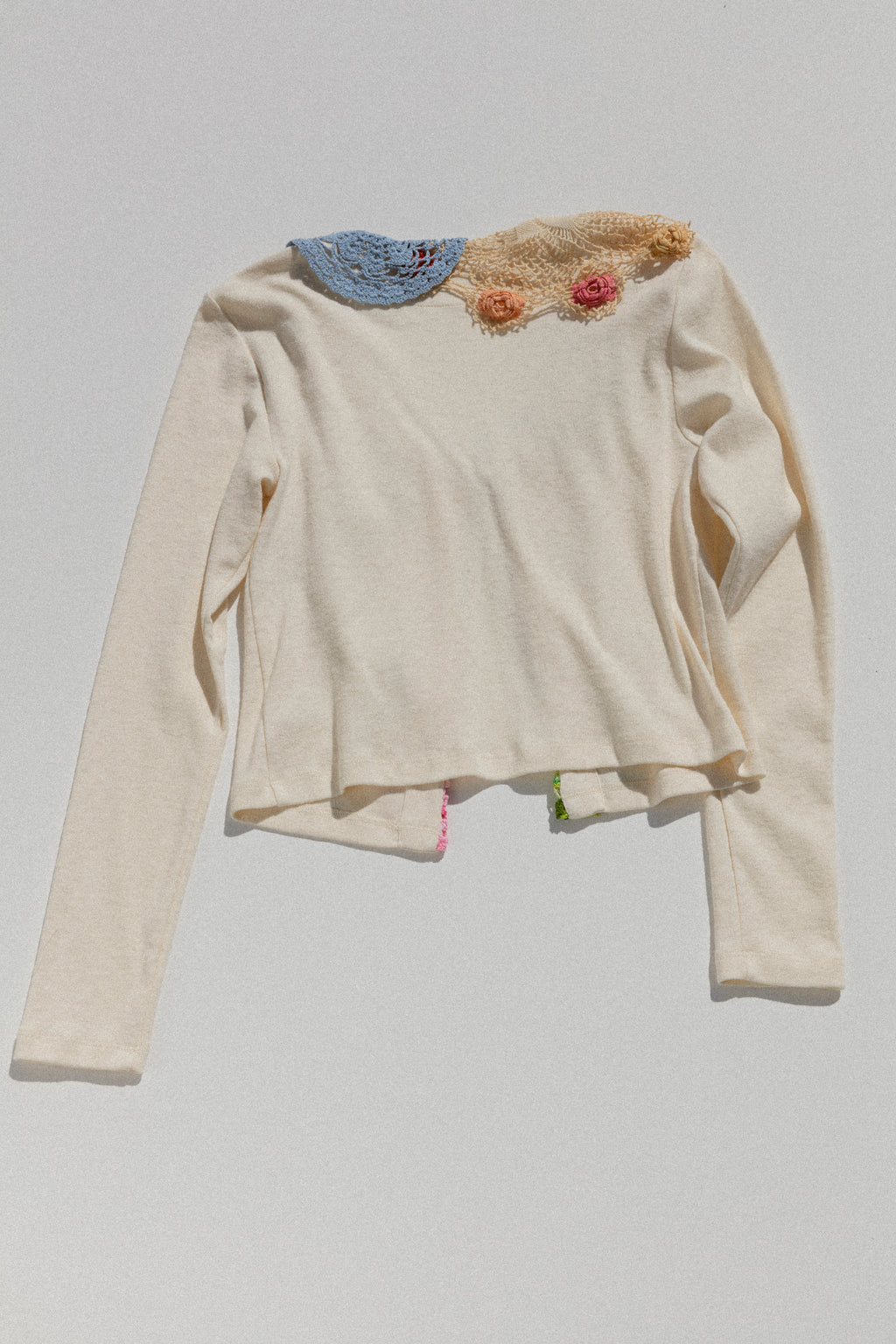 Doily Cardigan - Sunflowers & Roses (XSmall)