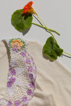 Doily Cardigan - Violets (Small)