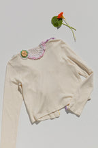 Doily Cardigan - Violets (Small)
