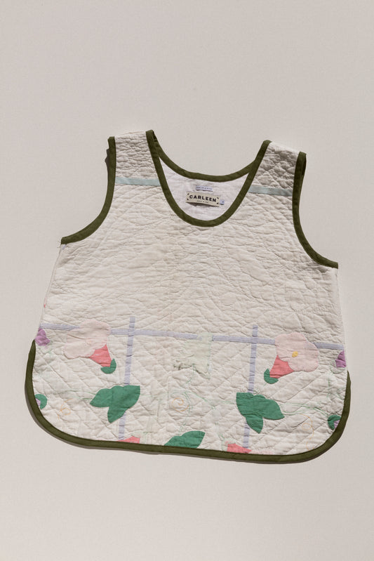 Quilt Scallop Tank - Morning Glory (Medium)