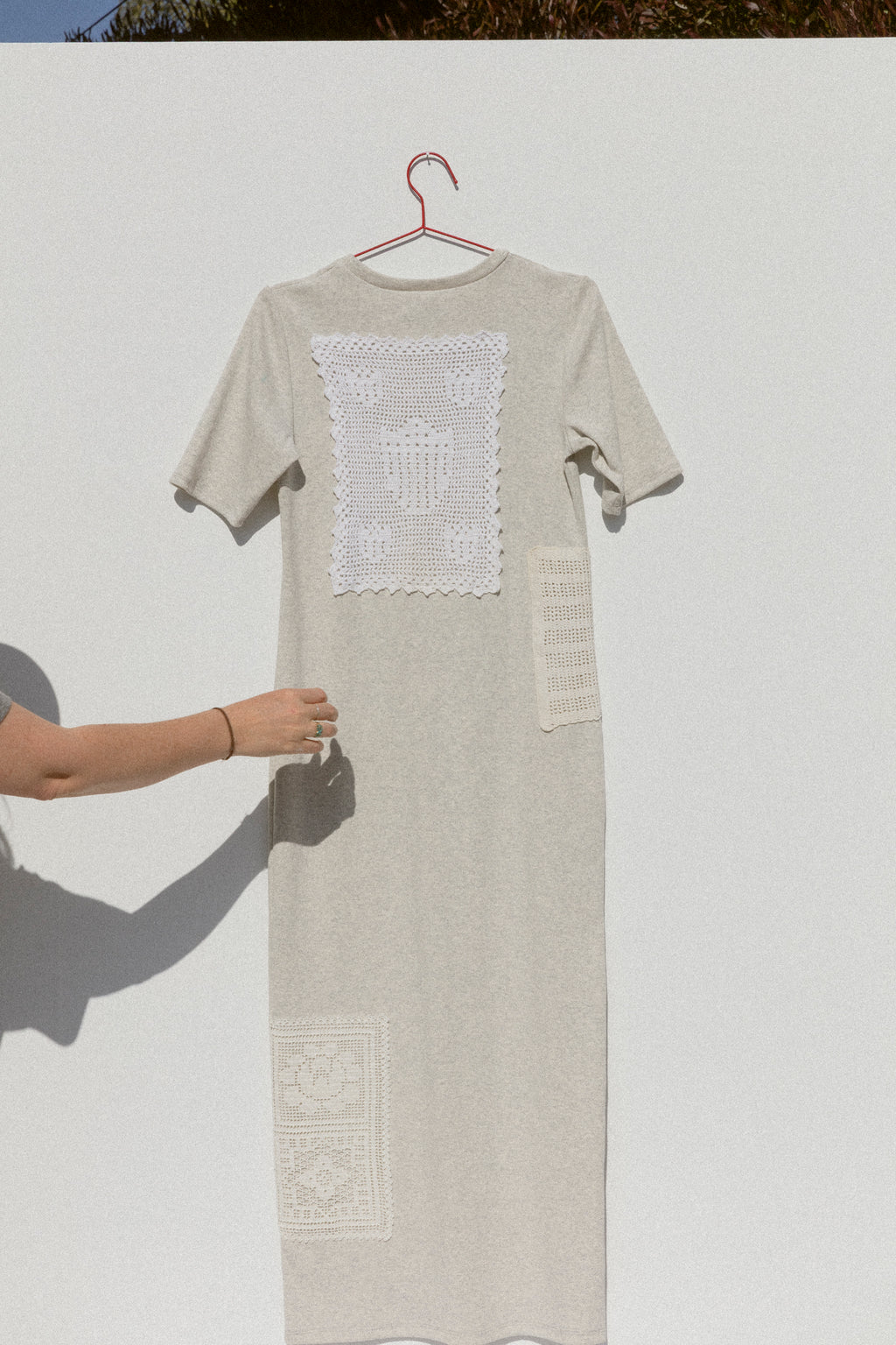 Doily T-Shirt Dress (Medium)