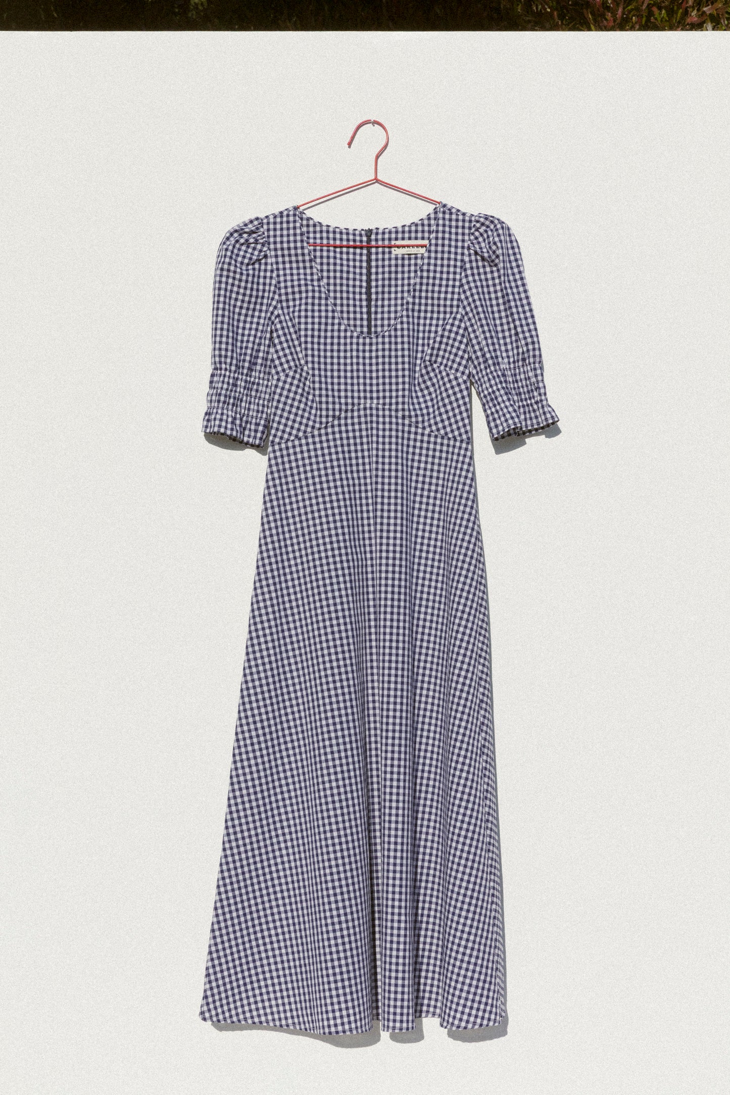 Austen Dress - Navy Gingham