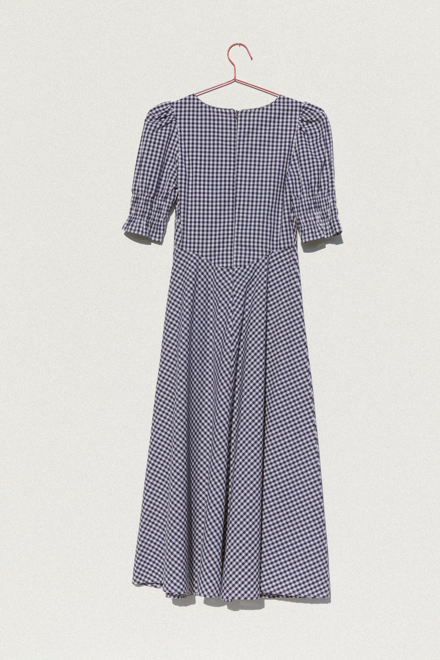 Austen Dress - Navy Gingham