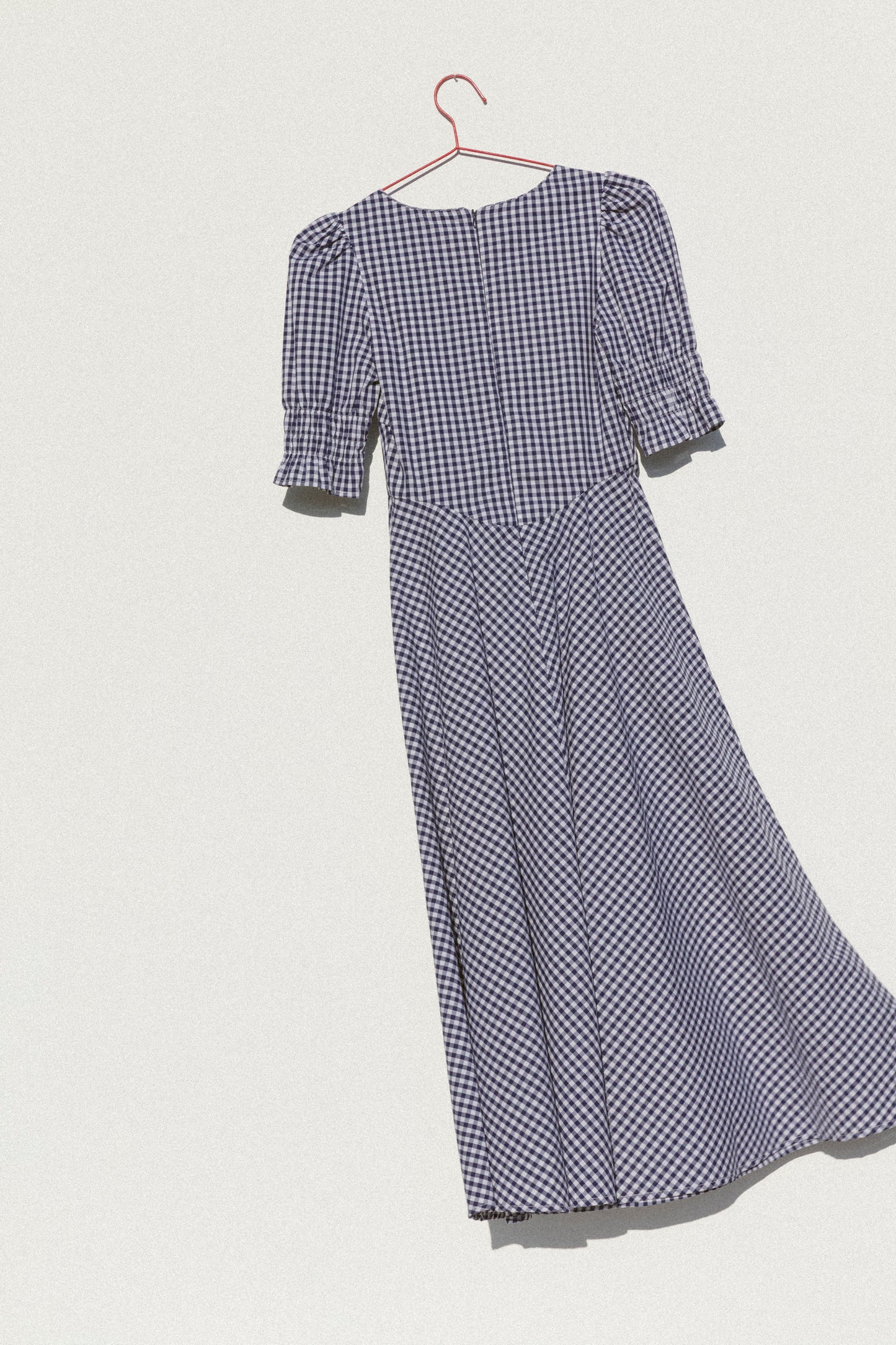 Austen Dress - Navy Gingham