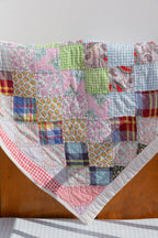 Vintage Baby Quilt - Around The World