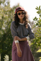Cuffed Long Sleeve - Dot Jacquard