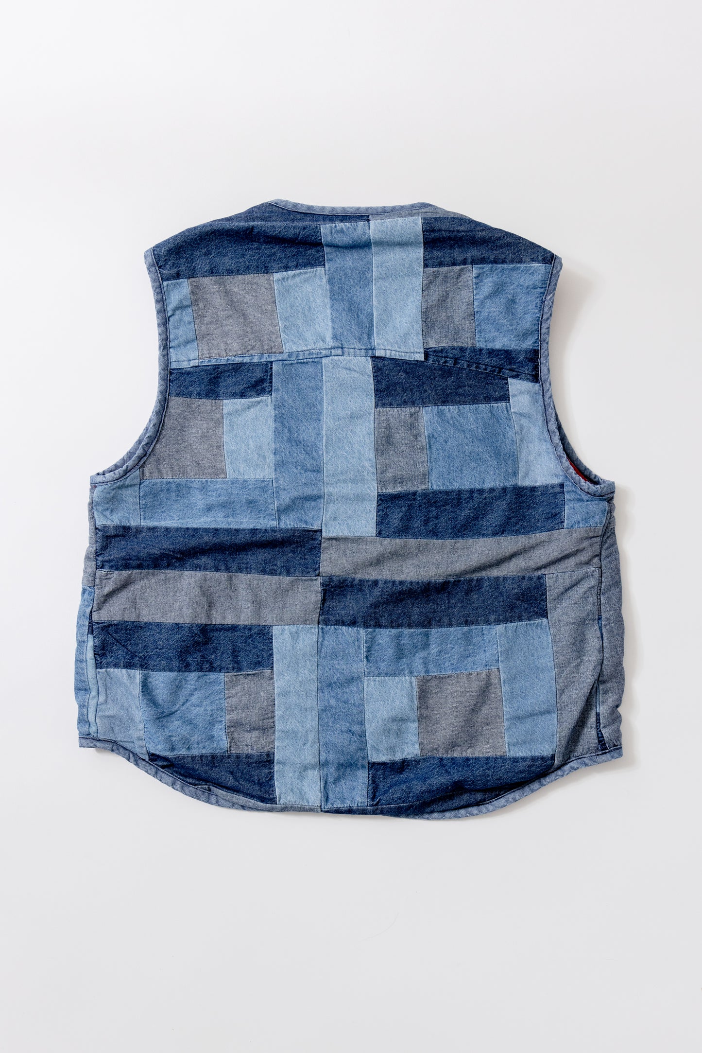 Reversible Vest - Log Cabin