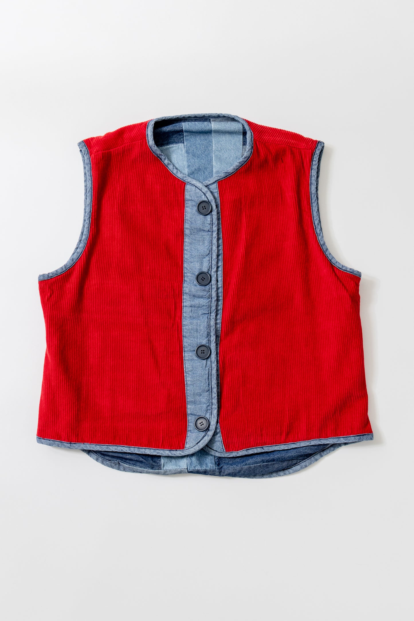 Reversible Vest - Log Cabin