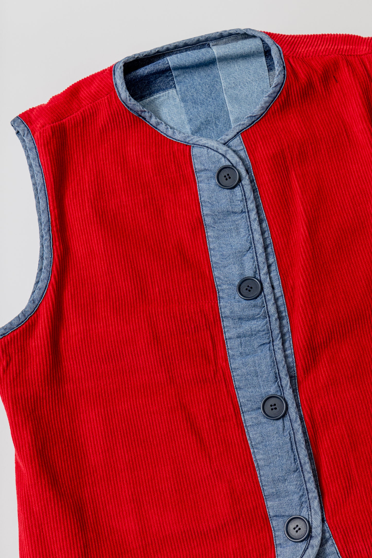 Reversible Vest - Log Cabin