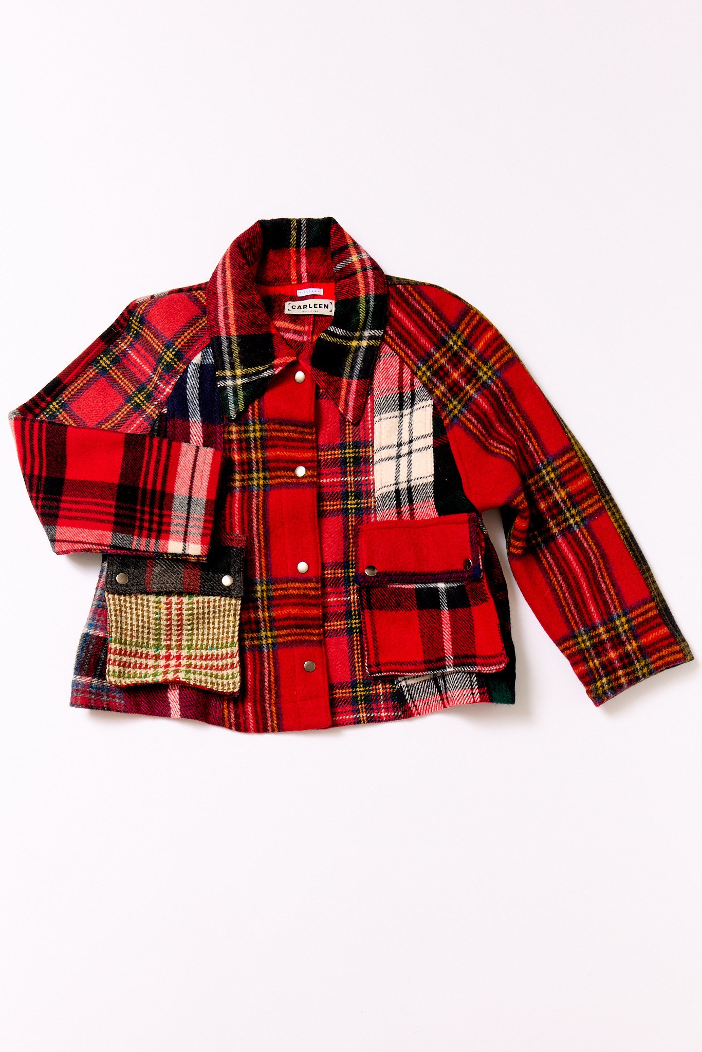 Laurel Swing Jacket - Mixed Plaid (M)