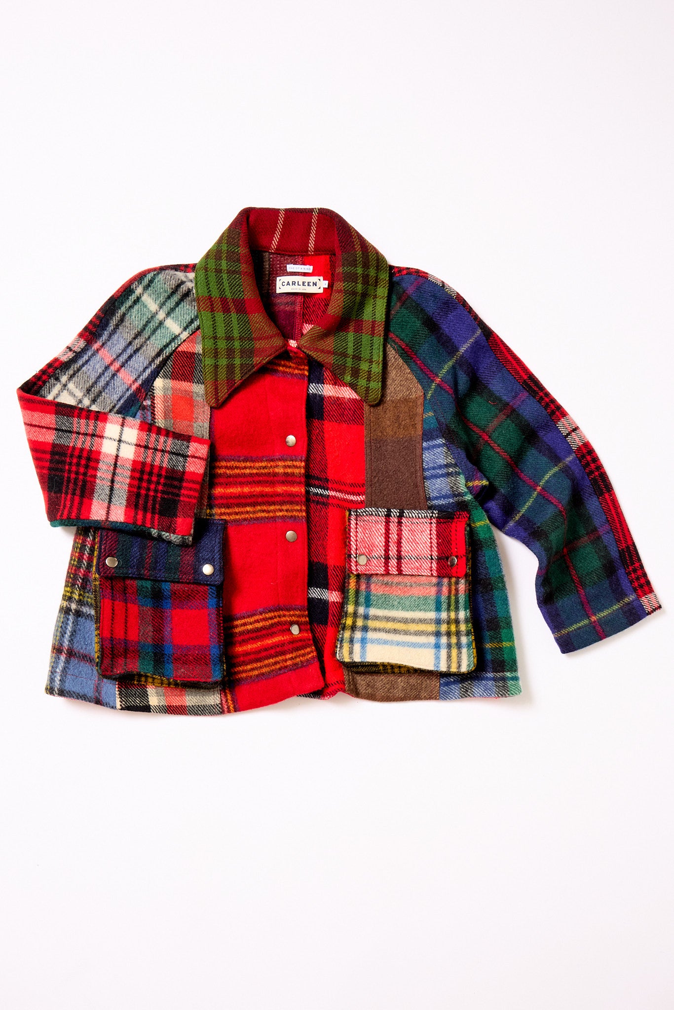 Laurel Swing Jacket - Mixed Plaid (S)