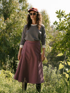 Louise Wrap Skirt - Mauve
