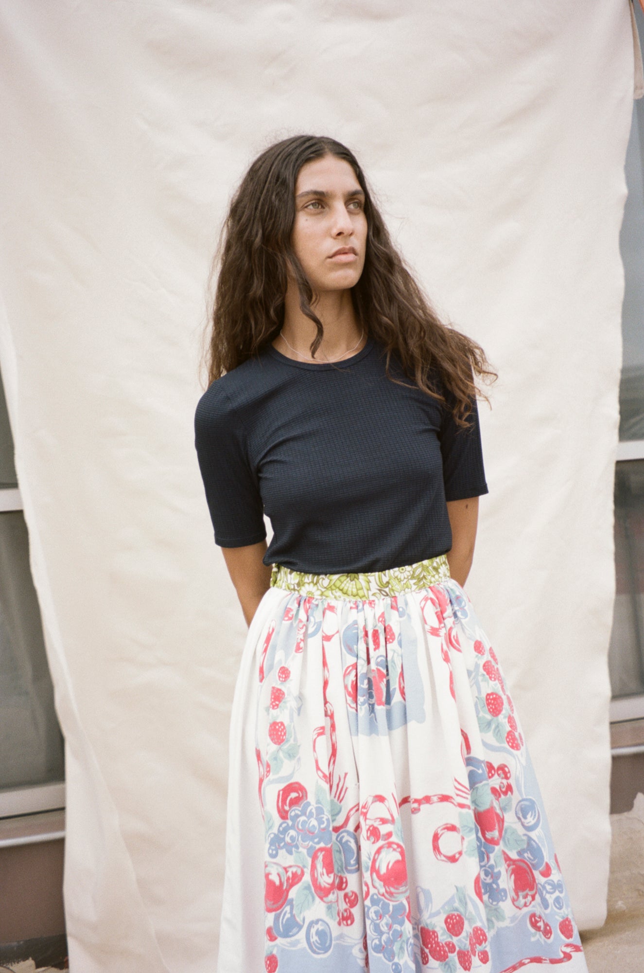 Siren Tee - Black/Navy