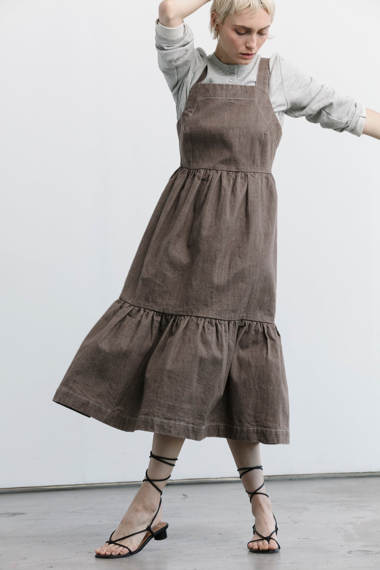Tiered Dress - Walnut
