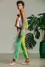 Ruffle Tank - Cabana Stripe