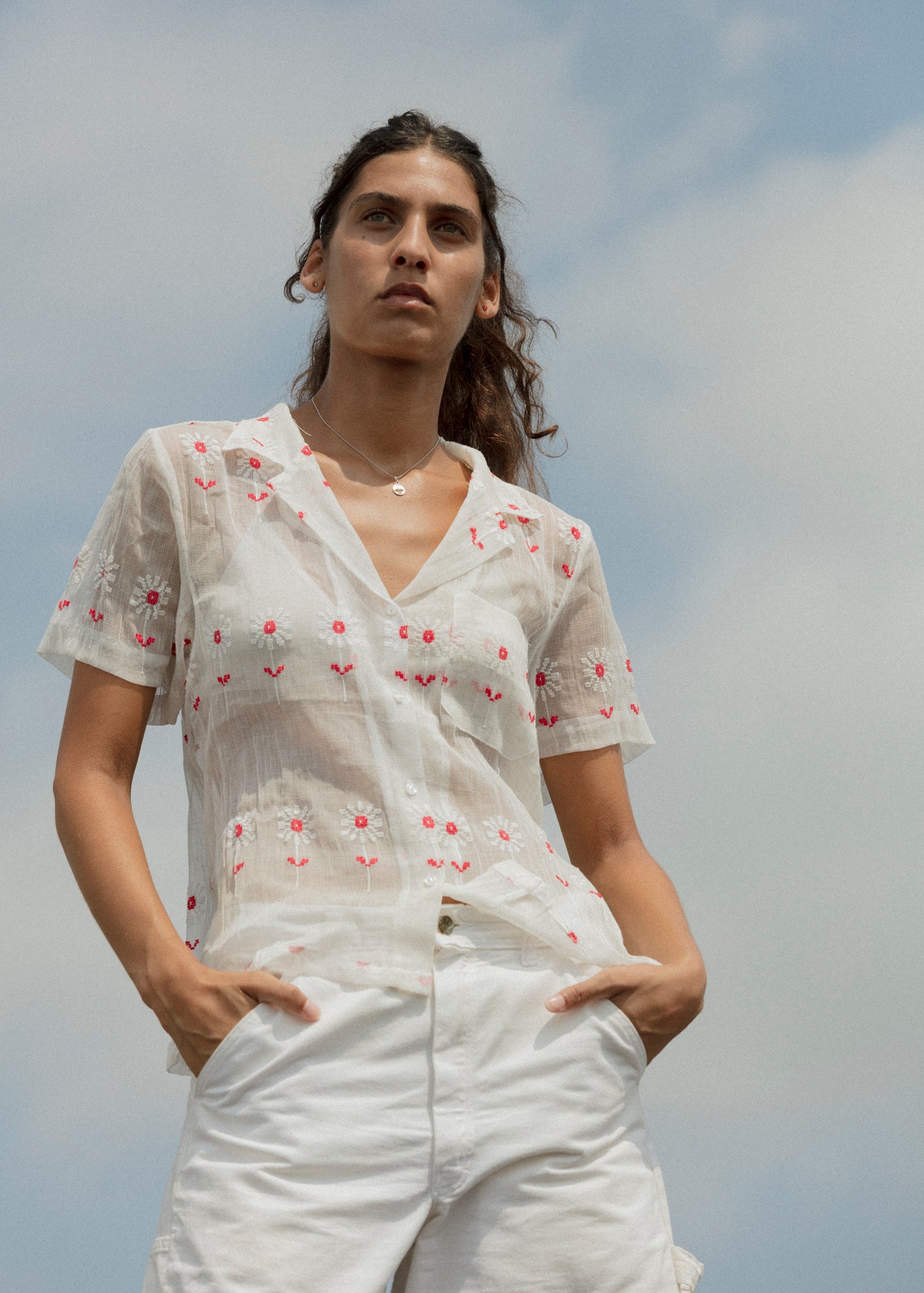 Nancy Button-Waist Shirt - One Of A Kind (Small)