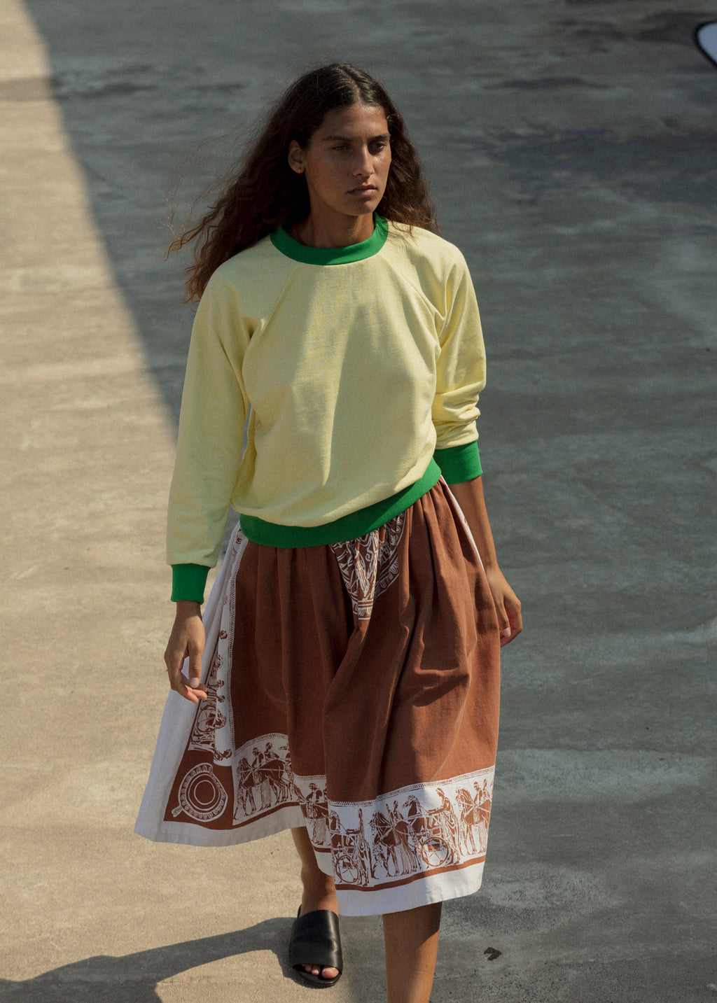 Rory Sweatshirt - Yellow/Green