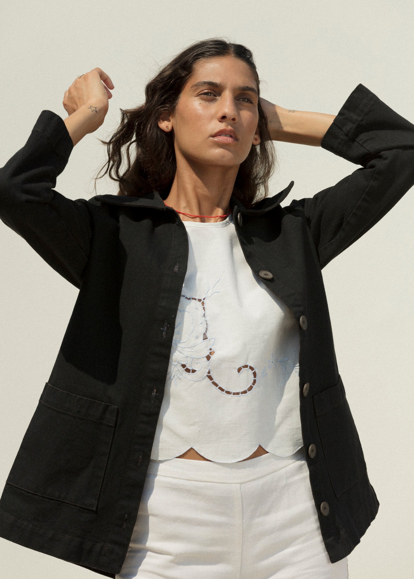 Holt Chore Jacket - Brown Overdye