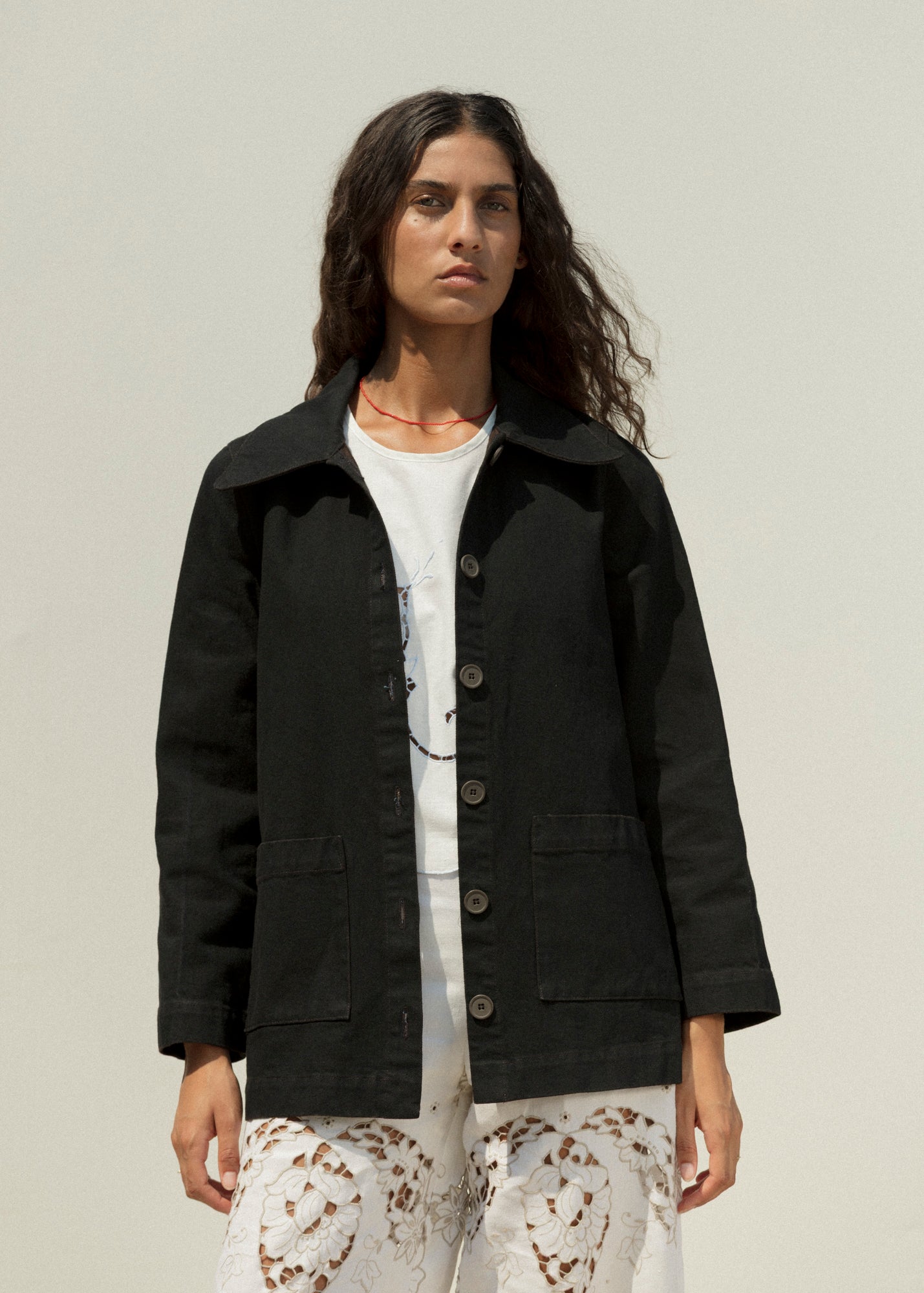 Holt Chore Jacket - Brown Overdye