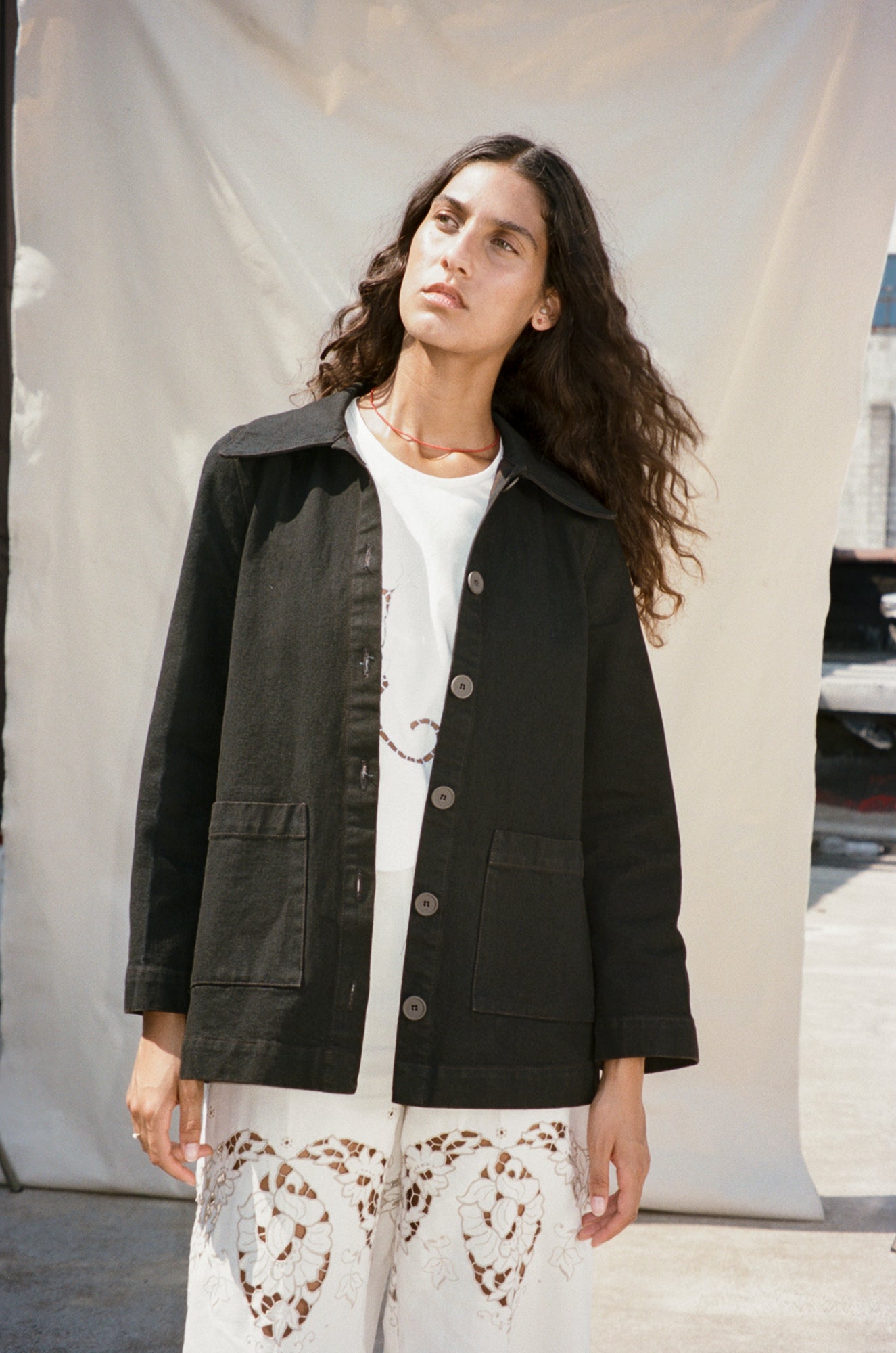 Holt Chore Jacket - Brown Overdye