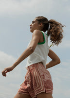 Chloe Tank - White/Green