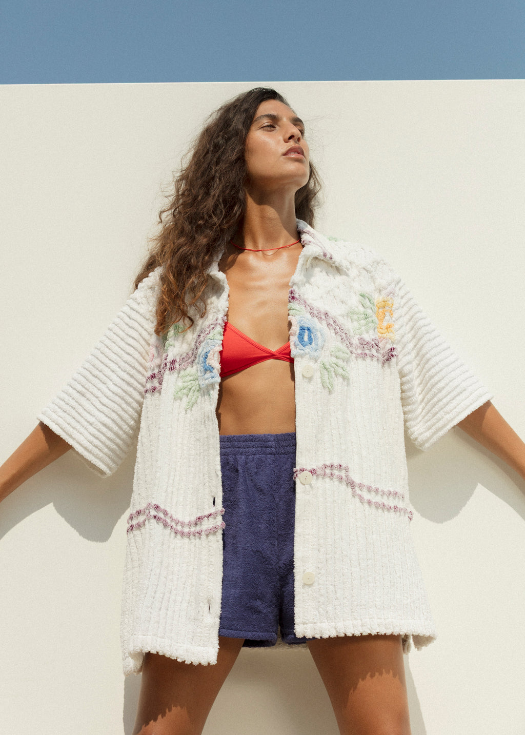 Teresa Coverup - Blue Flower (M/L)